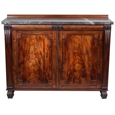 Regency period mahogany cabinet