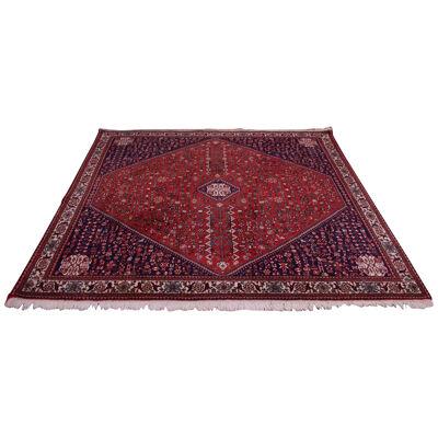 Vintage Persian Navy and Red Shiraz Tapestry / Rug