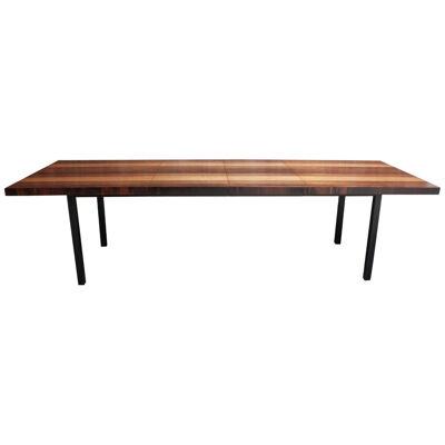 Mixed-Woods "Gallery One" Dining Table by Milo Baughman for Directional