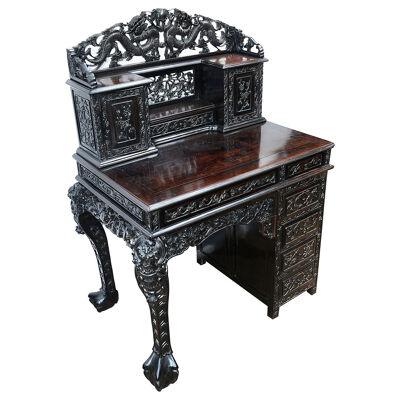 19th Century Chinese Hardwood desk.