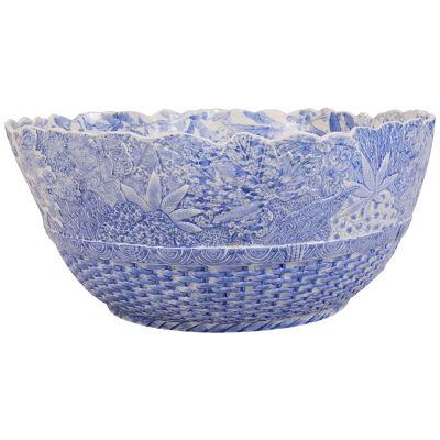 19th Century Japanese blue and white bowl.