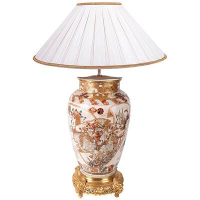 19th Century Satsuma Vase or Lamp