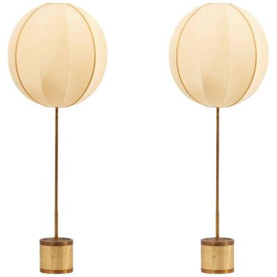 Pair of Floor Lamps by Hans-Agne Jakobsson, Sweden 1950s