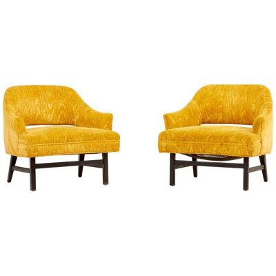 Pair of Harvey Probber Lounge Chairs, USA 1960s