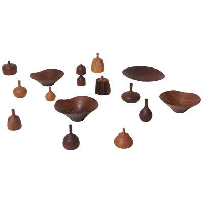 Large 15-Piece Rude Osolnik Turned Wood Collection
