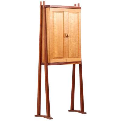 Studio Cabinet in Wood by American Craftsman Mike Bartell
