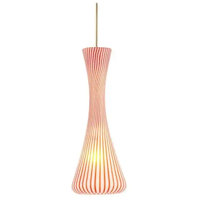Pendant Murano Lamp in the Manner of Vignelli, Italy 1950s