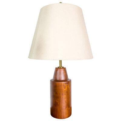 Rare Table Lamp by Arden Riddle in Cherry