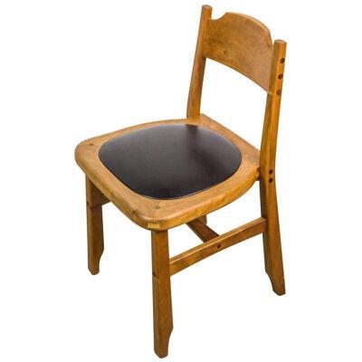 Signed Studio Chair by American Woodcraftsman Mike Bartell, 1993