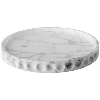 Mirage Low Container Centrepiece Vessel in Carrara Marble