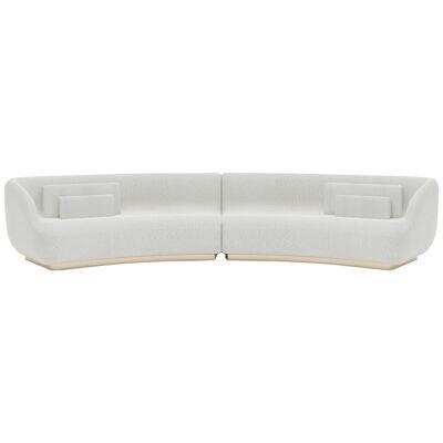 DEMI-LUNE Curved Dual Element Low Sofa