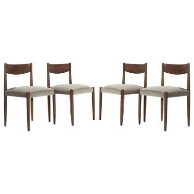 Set of Four Rosewood Dining Chairs by Harry Østergaard, 1960s