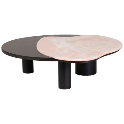 Organic Modern Bordeira Coffee Tables Pink Onyx Handmade Portugal by Greenapple