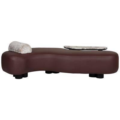 Modern Minho Daybed Chaise Longue Leather Handmade in Portugal by Greenapple