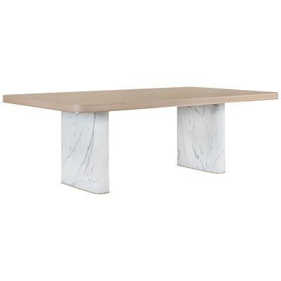 Modern Fall Dining Table, Calacatta Marble, Handmade in Portugal by Greenapple