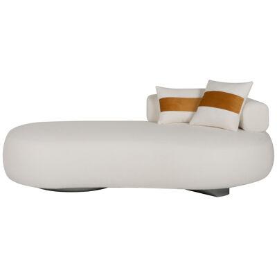 Modern Twins Daybed Chaise Longue Linen Blend Handmade in Portugal by Greenapple