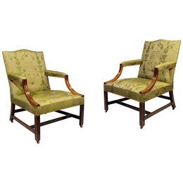 18th Century Pair of Gainsborough Chairs