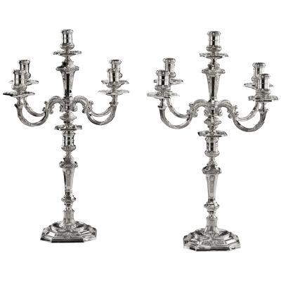Solid silver candlesticks