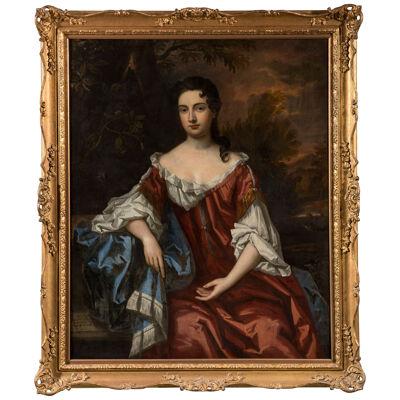 Lady Letitia Poulett 17th century oil painting