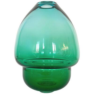 Deep Green Medium Vulcano Vase