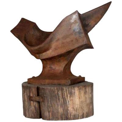 Original Iron Anvil Sculpture by NY Artist Christopher Dunham