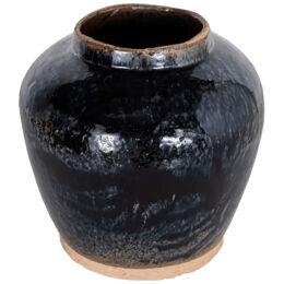Ceramic Glazed Storage Jar