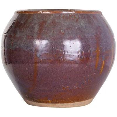 Glazed Pottery Storage Jar