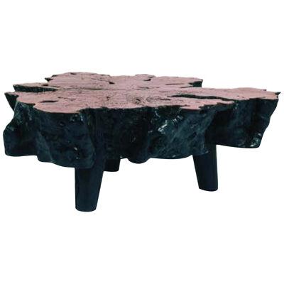 Organic From Polished Lychee Wood Coffee Table