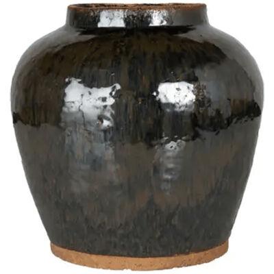 Vintage Ceramic Glazed Storage Jar