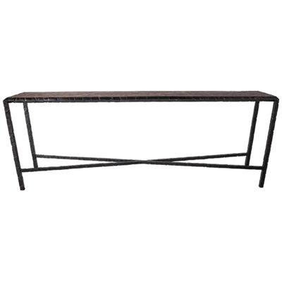 Cross Stretcher Console Table