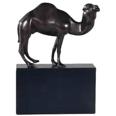 French, Bronze Camel Newly Mounted on Steel Base
