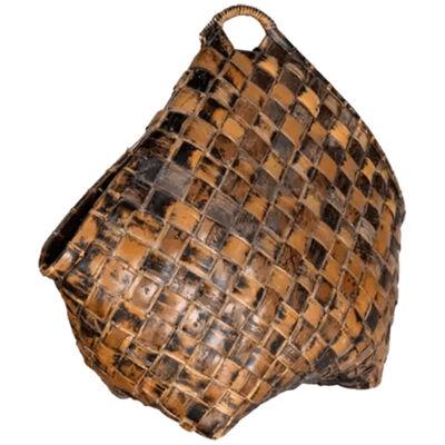 Antique Filipino Hand Woven Basket
