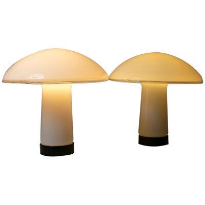 Pair of Armonia Table Lamps by Roberto Pamio for Leucos
