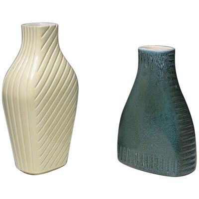 Pair of Ceramic Vases by Giovanni Gariboldi for Richard Ginori