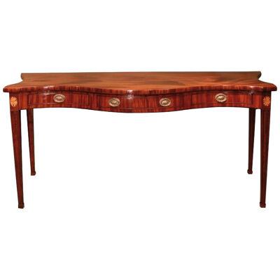 A George III period mahogany serving table