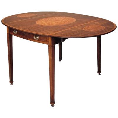 Large 18th Century Mahogany Pembroke Table.