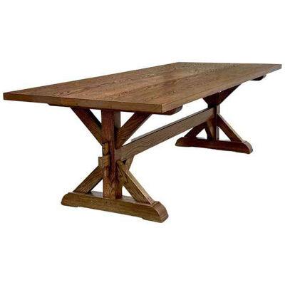 Custom Oak Farm Table
