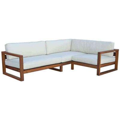 Custom Outdoor Sofa Made from Teak