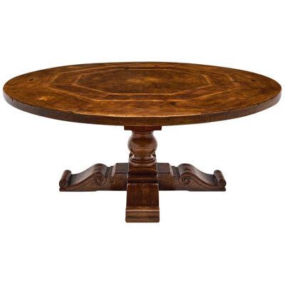 French Antique Grand Walnut Table