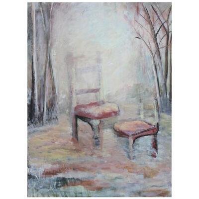 Lin Swanner Abstract Chair Still Life in a Forest 2000