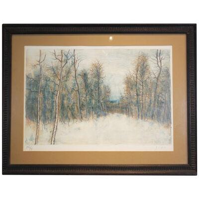 Late 20th Century Winter Forest Landscape Edition 133 of 215