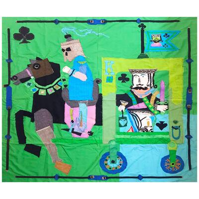 King and Queen Figurative Modern Tapestry