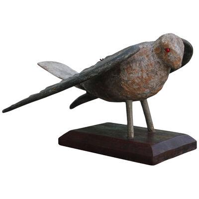 Mid 19th Century Carved Folk Art Americana Dove Bird