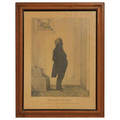 1844 E.B. and E.C. Kellogg Richard Mentor Johnson Figurative Lithograph, Framed
