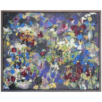 Winifred Booth “Nightshade” Abstract Expressionist Floral Still Life Painting 20