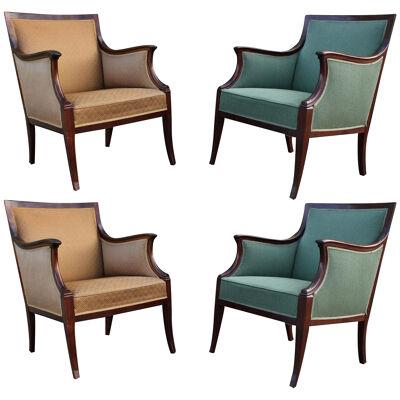 Mid-Century Modern Frits Henningsen Chairs - Set of 4