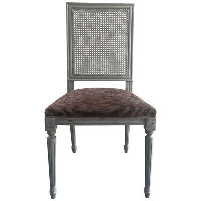 Set of 10 French Caned Chairs