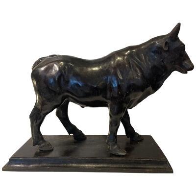 A French Bronze Bull