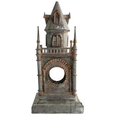An Early 20th Century Architectural Model of Cathedral in Zinc