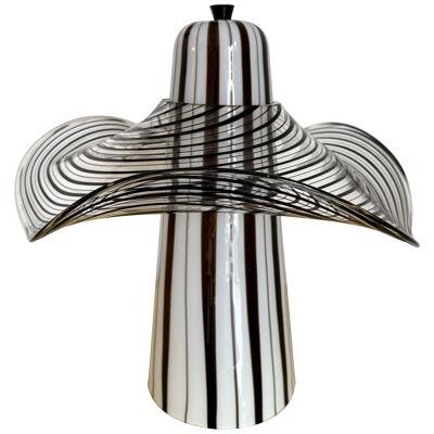 Mid-Century Modern Murano Glass Lamp by Venini, Italy, 1970s
